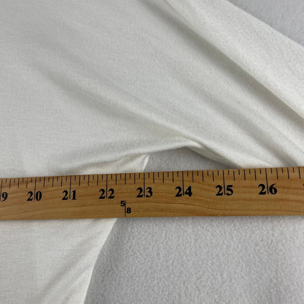 Green Envelope Women's White Cowl Neck Dolman Sleeve Large Top - Picture 5 of 8